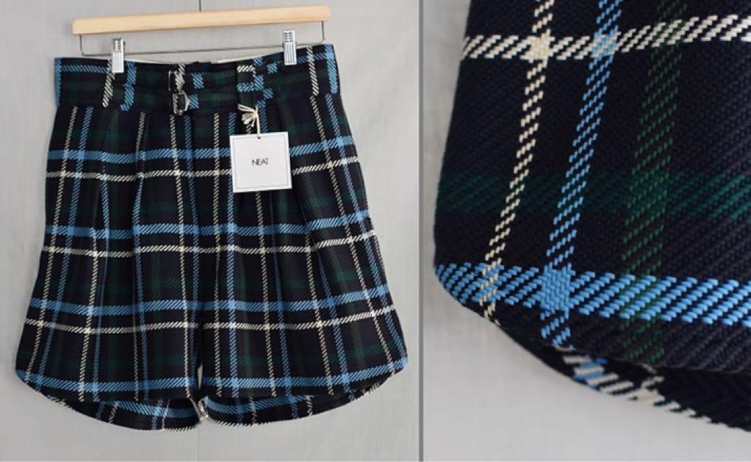 本命ギフト NEAT shorts Casual Shorts Gurkha Check Sarti Faliero パンツ