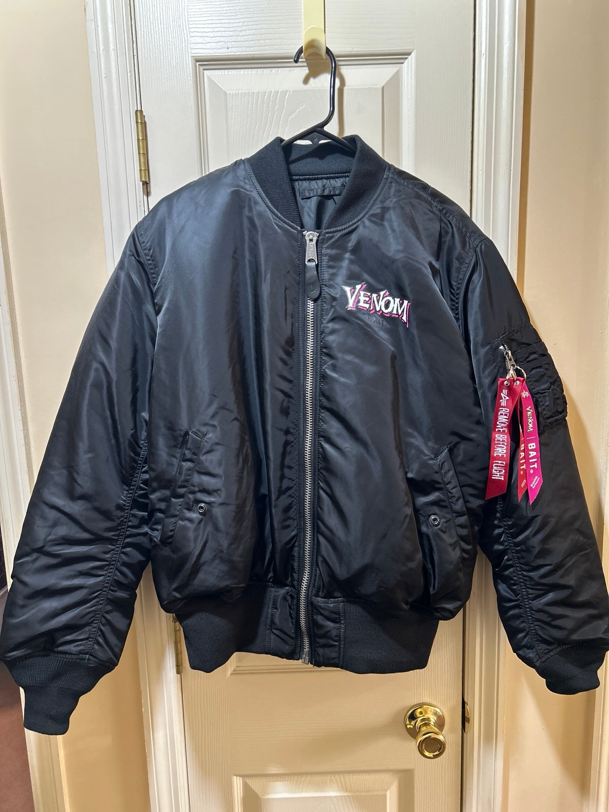 お礼や感謝伝えるプチギフト Venom Marvel x BAIT x Reversible MA-1 Industries Alpha ジャケット・アウター