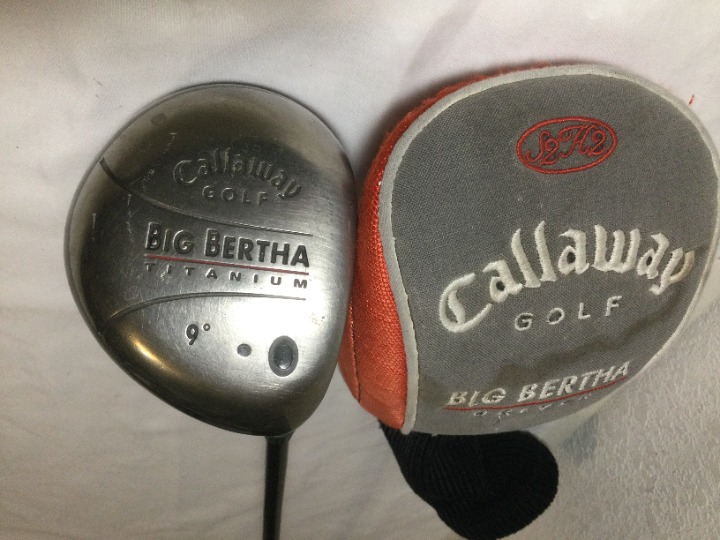 Callaway Big Bertha Titanium 9° Driver - RH- RCH 65g Firm Flex Shaft- FREE S &H!
