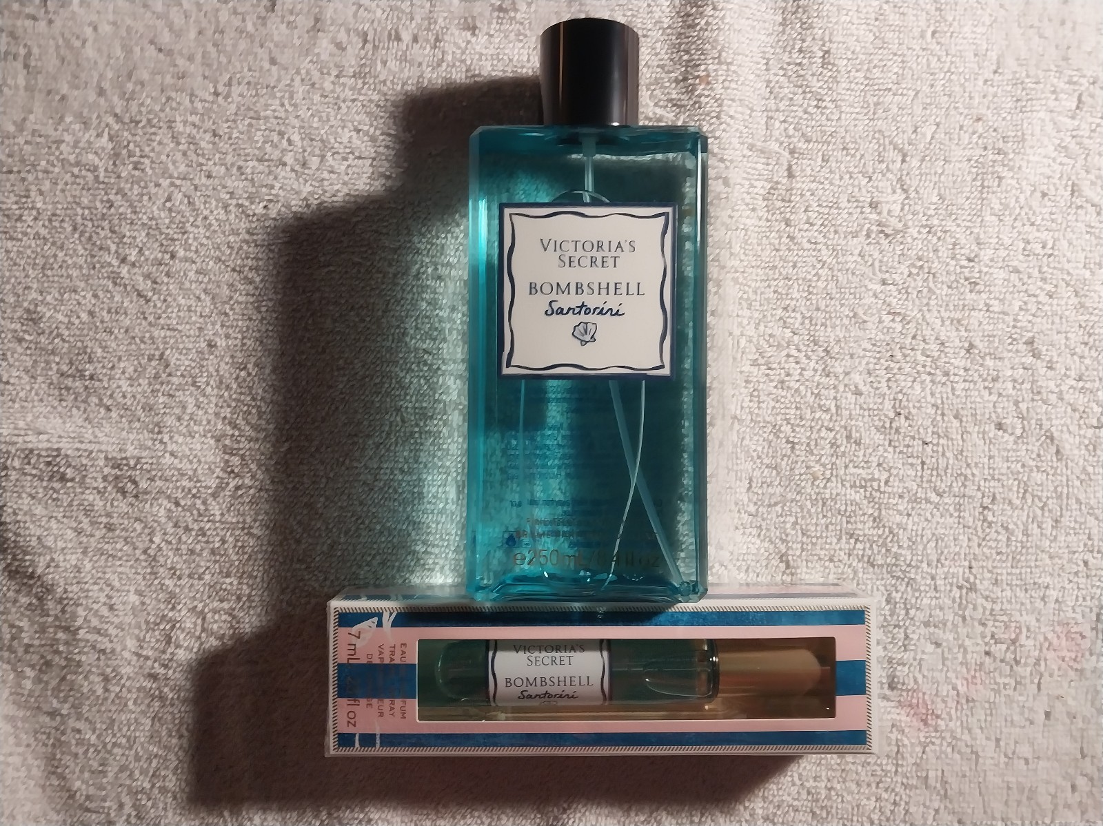 Victoria's Secret Bombshell Santorini Mist & Travel Perfume NEW