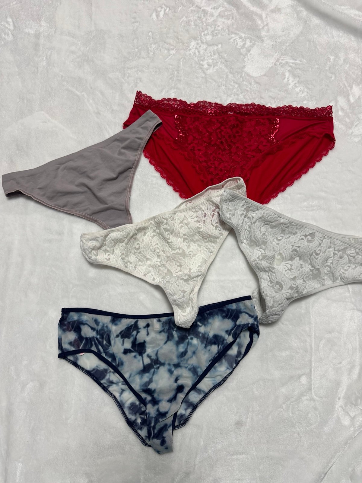 5 XLarge Victorias Secret Vintage Pantie Bundle