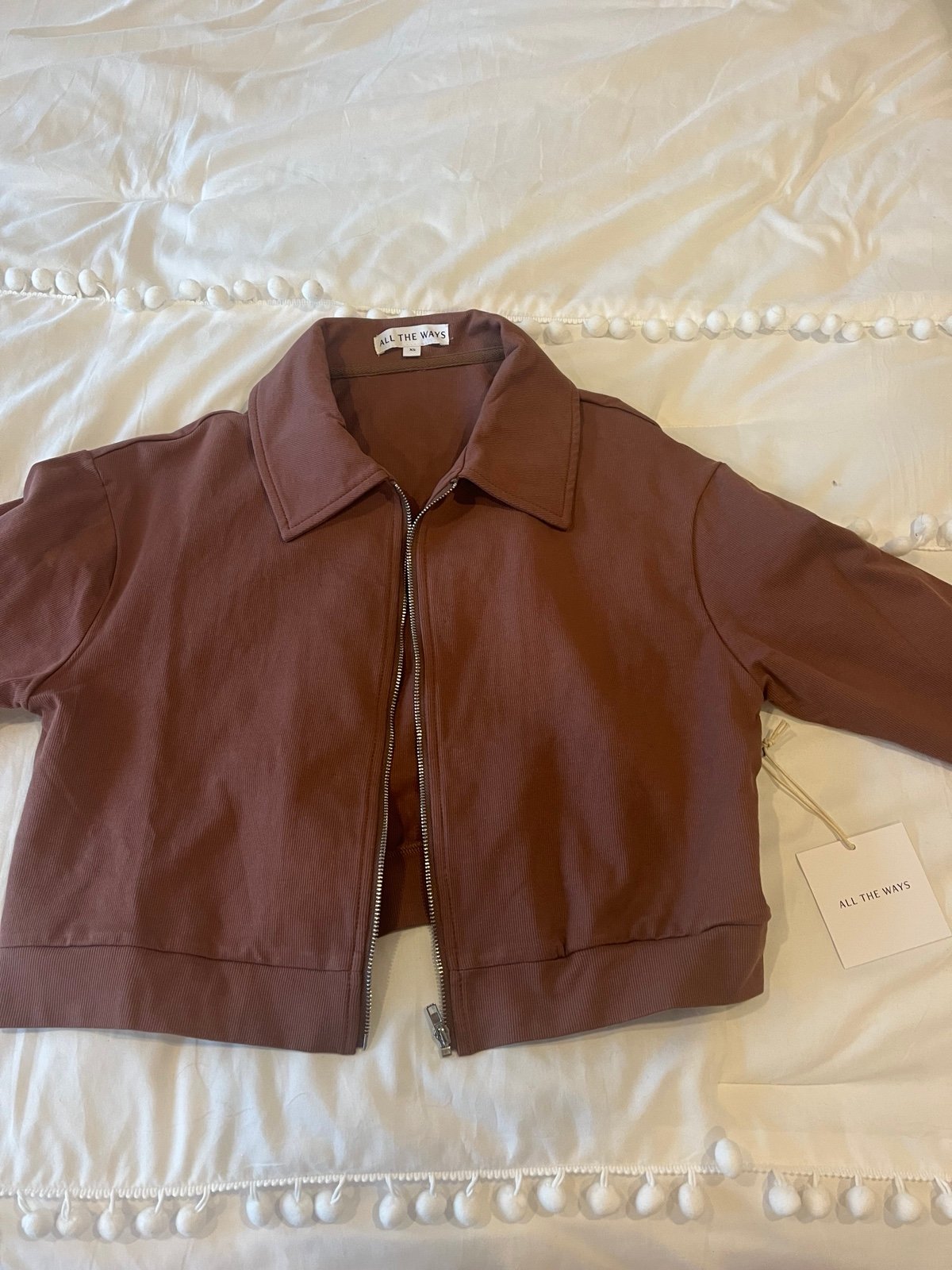 Revolve zip up sweatshirt