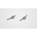 Vintage Bodkin 14K Karat Solid Yellow Gold Designer Mother of Pearl Cufflinks