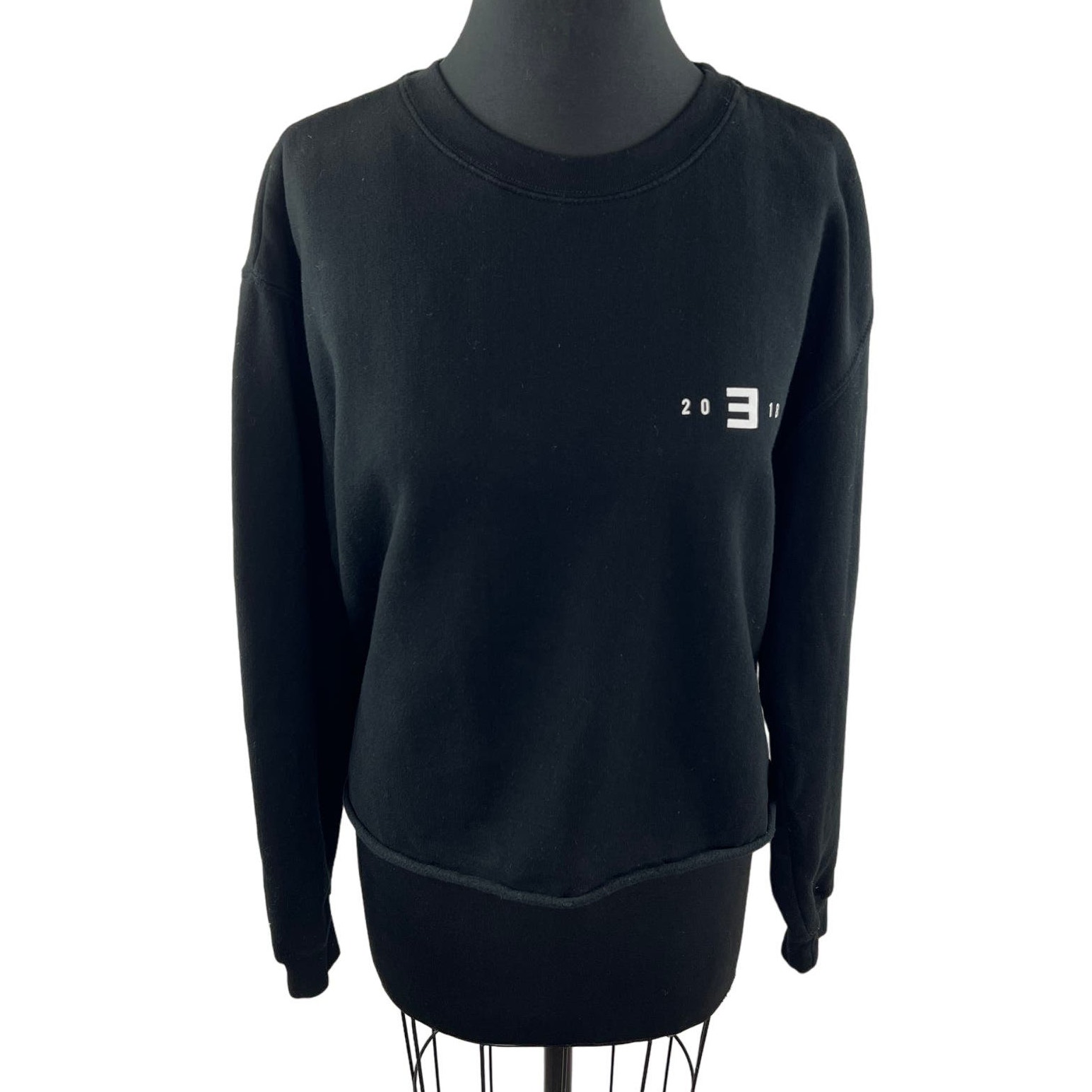 EMINEM 2018 CONCERT WORLD TOUR Double Sided Independent Crew Neck L Large