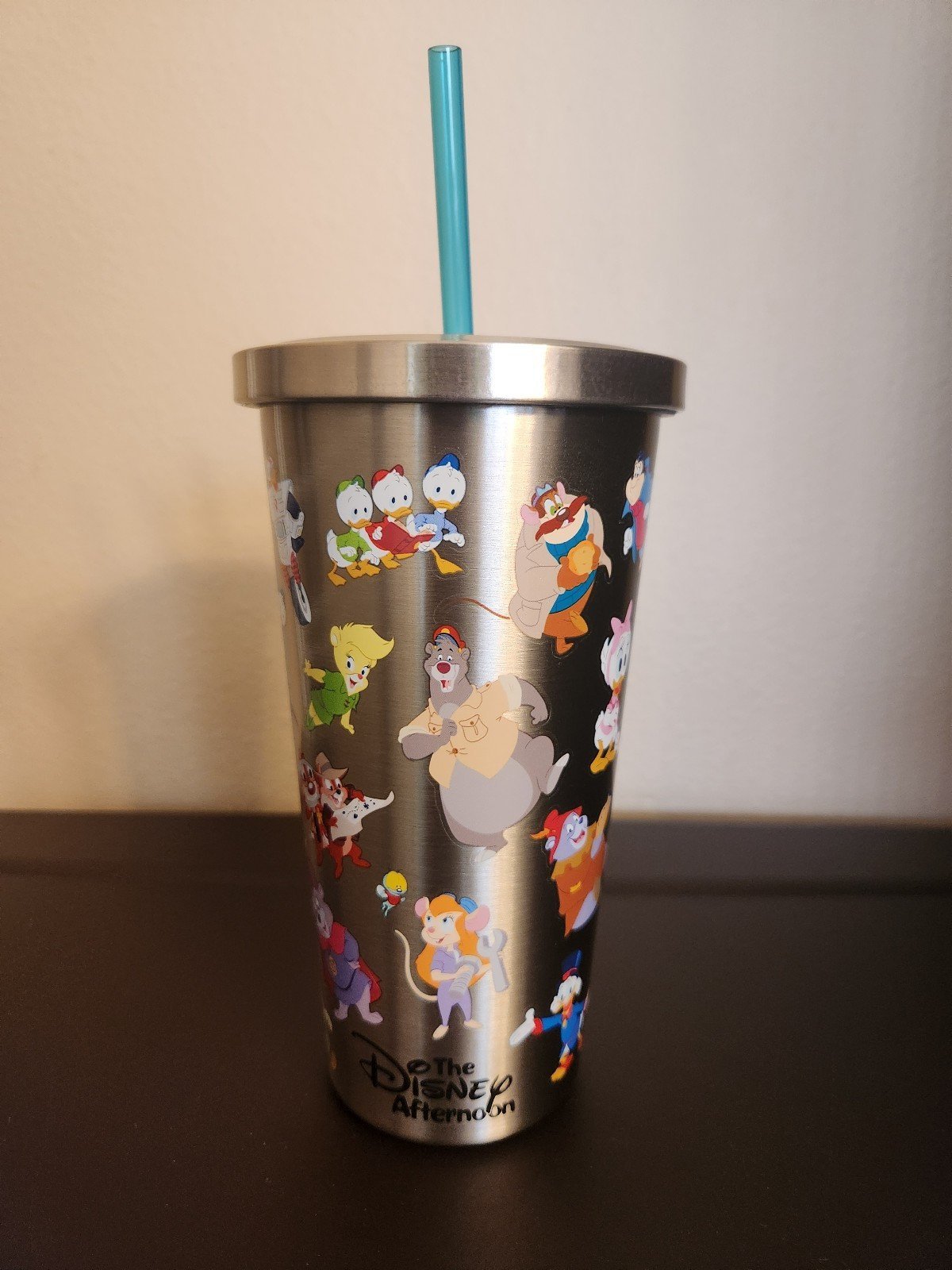 Disney Afternoon Rescue Rangers Darkwing Duck Tales Stainless Steel Tumbler Cup