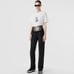 NWT Women’s Size Large Burberry Cherub Print T-shirt 100% Cotton In White/Black