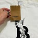 NWT Women’s Size Large Burberry Cherub Print T-shirt 100% Cotton In White/Black
