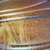 Vintage MCM 60s Baribocraft Canada Solid Red Maple Carving Steak Roast Board 18