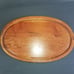 Vintage MCM 60s Baribocraft Canada Solid Red Maple Carving Steak Roast Board 18