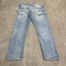 Buckle silver jeans emc denim Eddie relaxed straight blue jeans mens sz 33x31