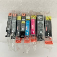 Ink Cartridges Canon Printer C-225 C-226 Black Cyan Magenta Yellow - New