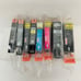 Ink Cartridges Canon Printer C-225 C-226 Black Cyan Magenta Yellow - New