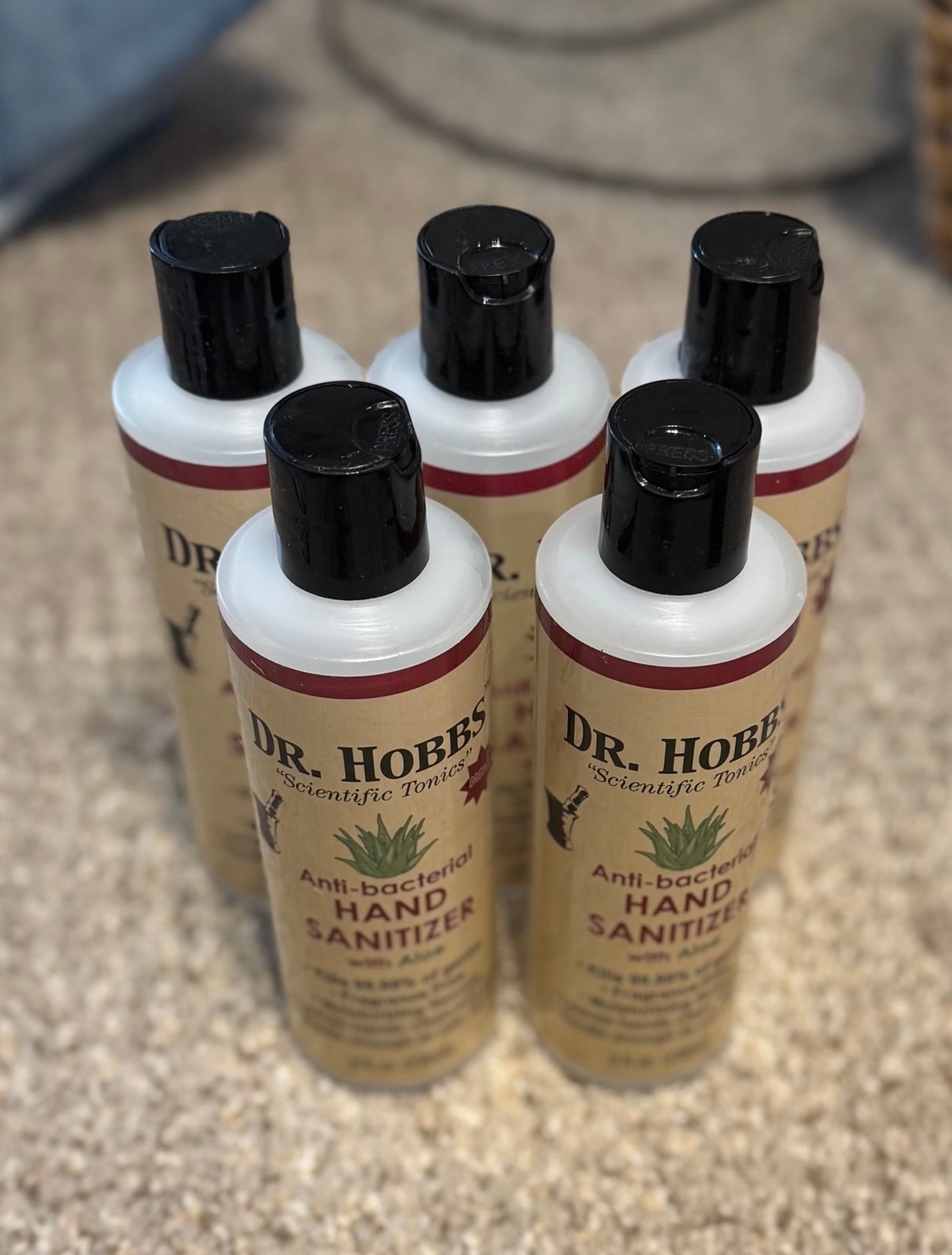 Dr. Hobbs antibacterial hand sanitizer with aloe