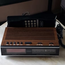 Vintage Weston Clock Radio Phone AM/FM