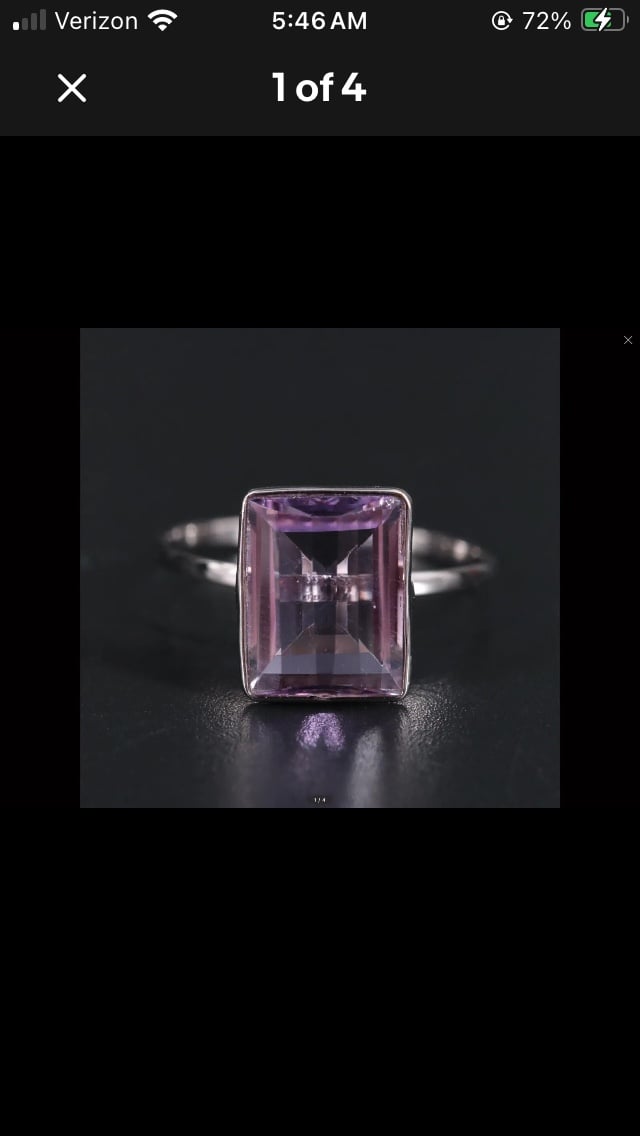 14k Amethyst Ring