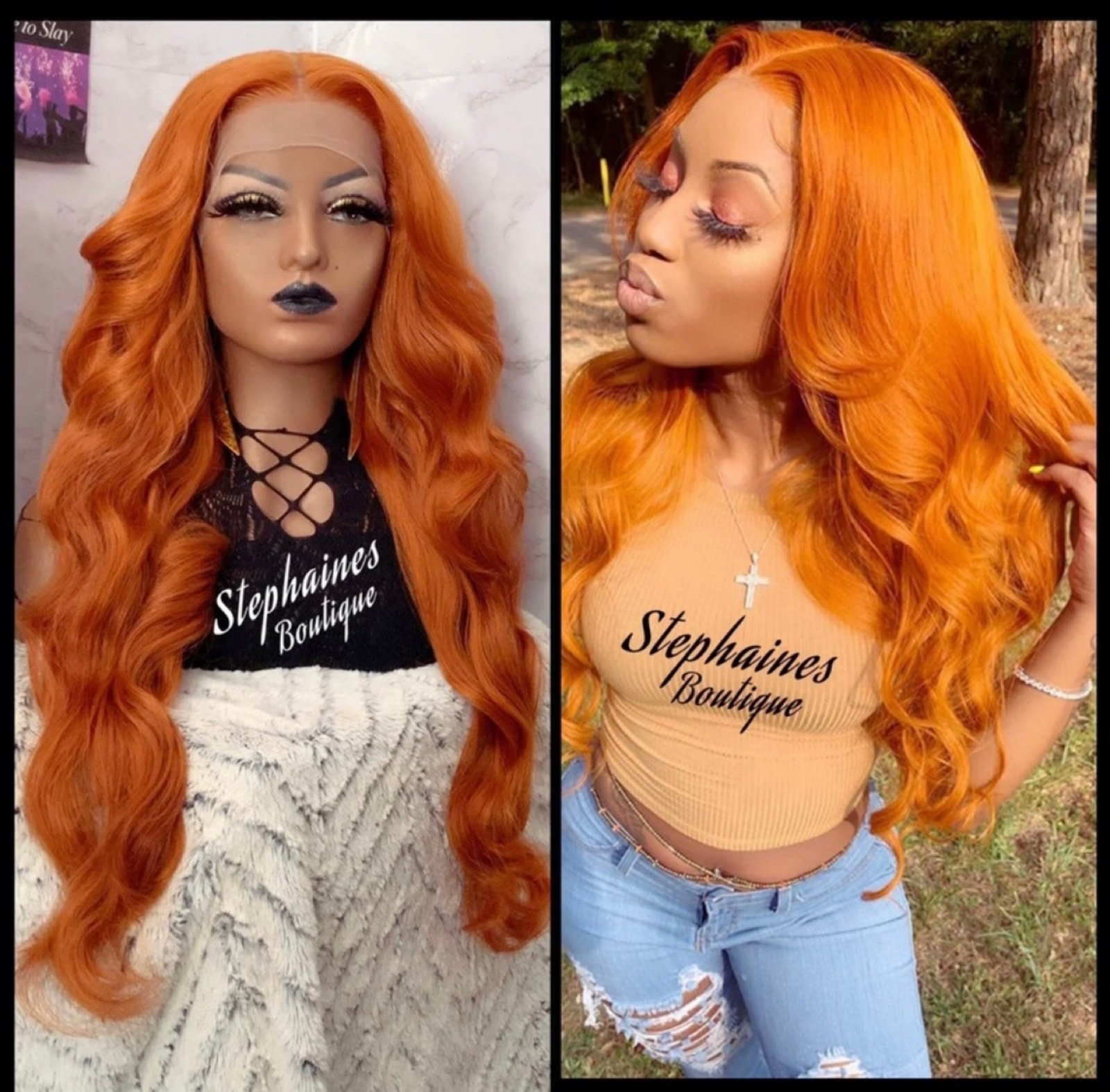 Human Hair blended lace front wig