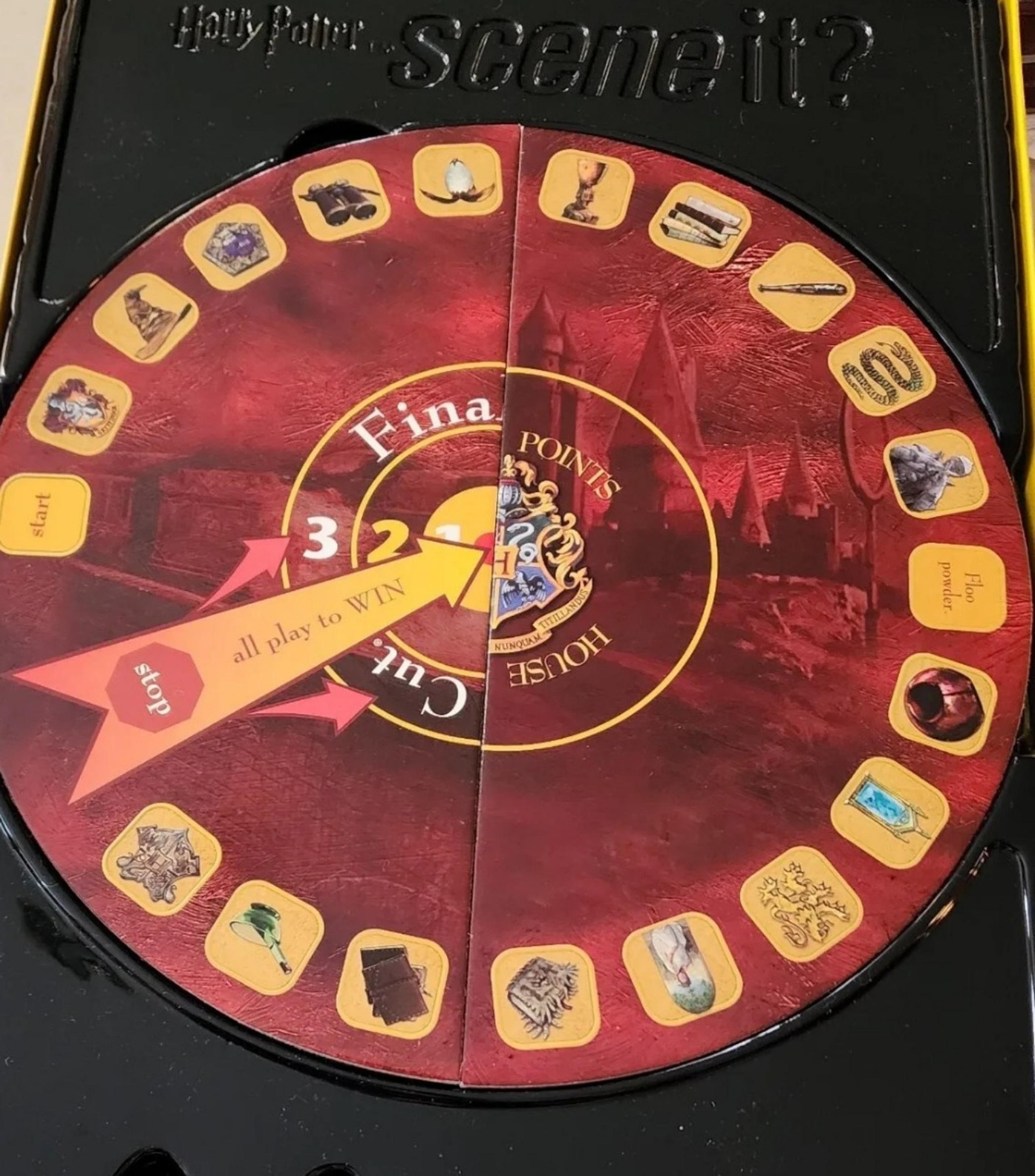 Scene It Harry Potter Game Board Replacement Trivia   2005 BENIFITS CHARITY