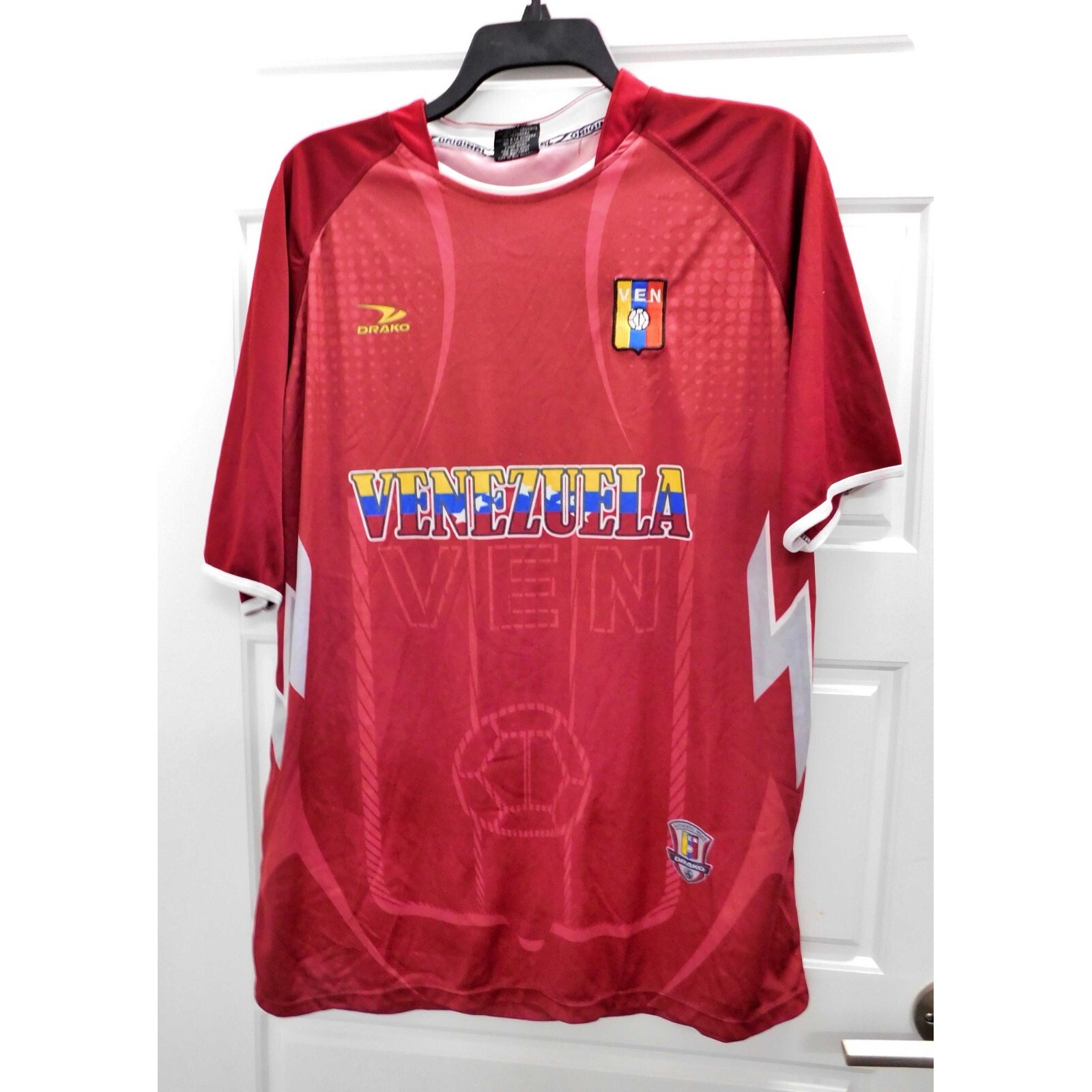 Venezuela Soccer Jersey ONE Size Large Drako