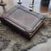 Leather diary, magic book, diary.