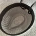 C.C Fedora Hat Knit Leatherette Trim NWT Light Melange Grey