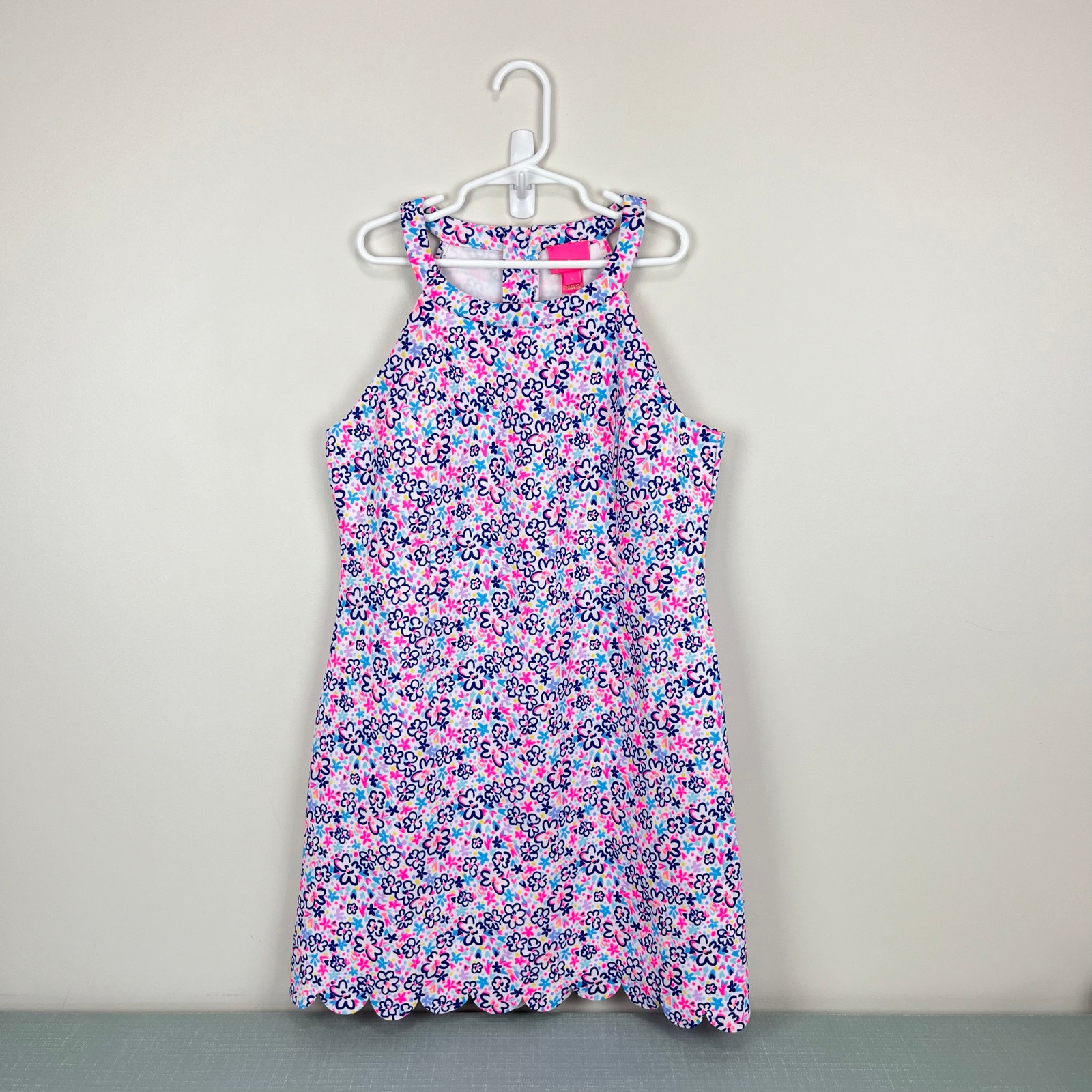 Lilly Pulitzer Girls Sophelia Shift Multi Fun Sun Repeat Ditsy Floral 14