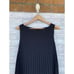 Babette Pleated classy Dress in black size small