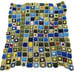 Flower Granny Square Crochet Afghan Blanket Appr 53” x 56”
