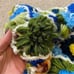 Flower Granny Square Crochet Afghan Blanket Appr 53” x 56”