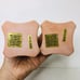 Vintage Romance Terracotta Column Pink Candle Holders 2 PCS Pillars White Glaze