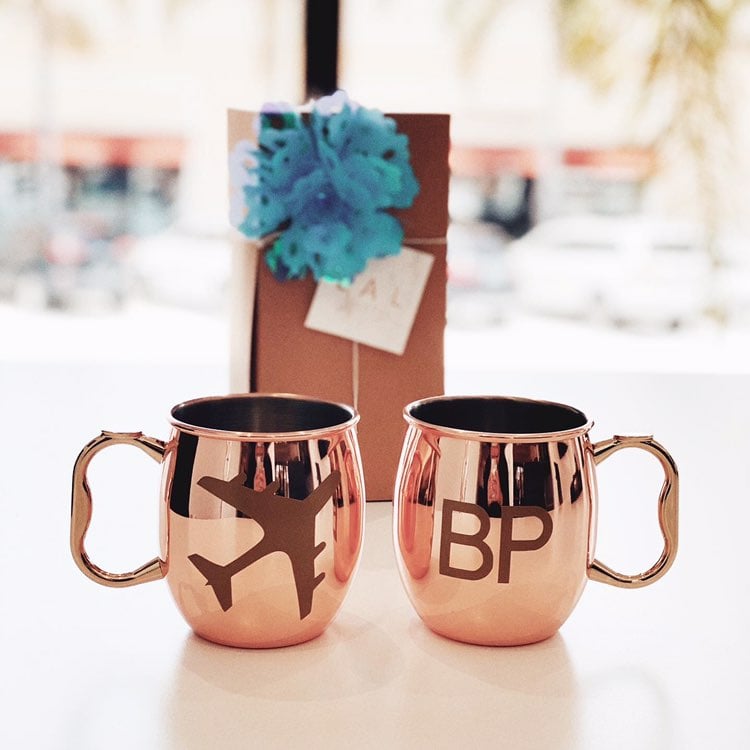 Customized Moscow Mule cups