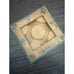 Ceramic Tealight Holder Block Decorative Green Handmade Candle Stick