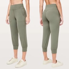 LULULEMON Align Jogger Crop 23” in Grey Sage