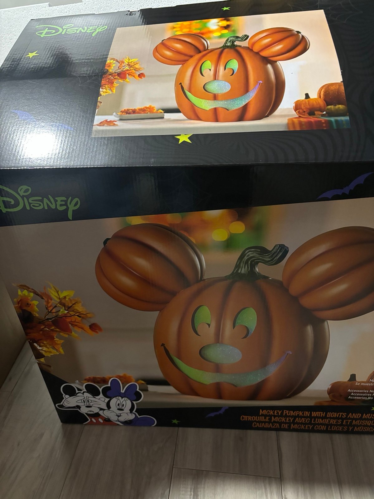 Disney mickey pumpkin light up jack o lantern costco 2024