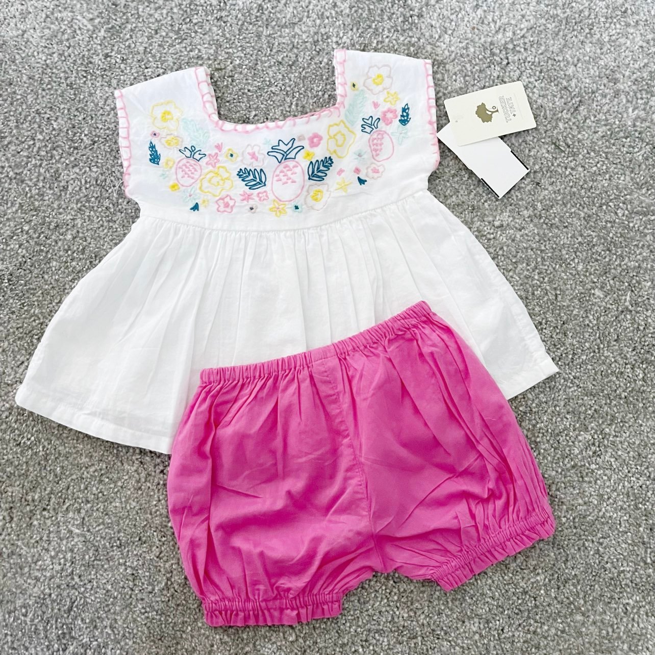 Tucker + Tate Pineapple Embroidered Summ