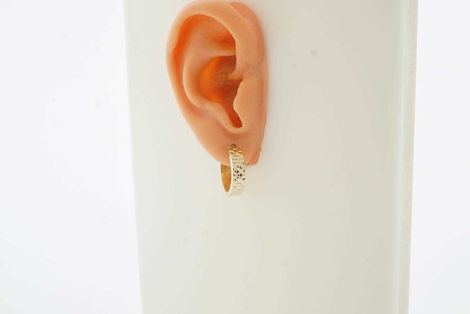 14K Estate Yellow Gold Hoop Earrings - Vintage Style, 2.10 Grams