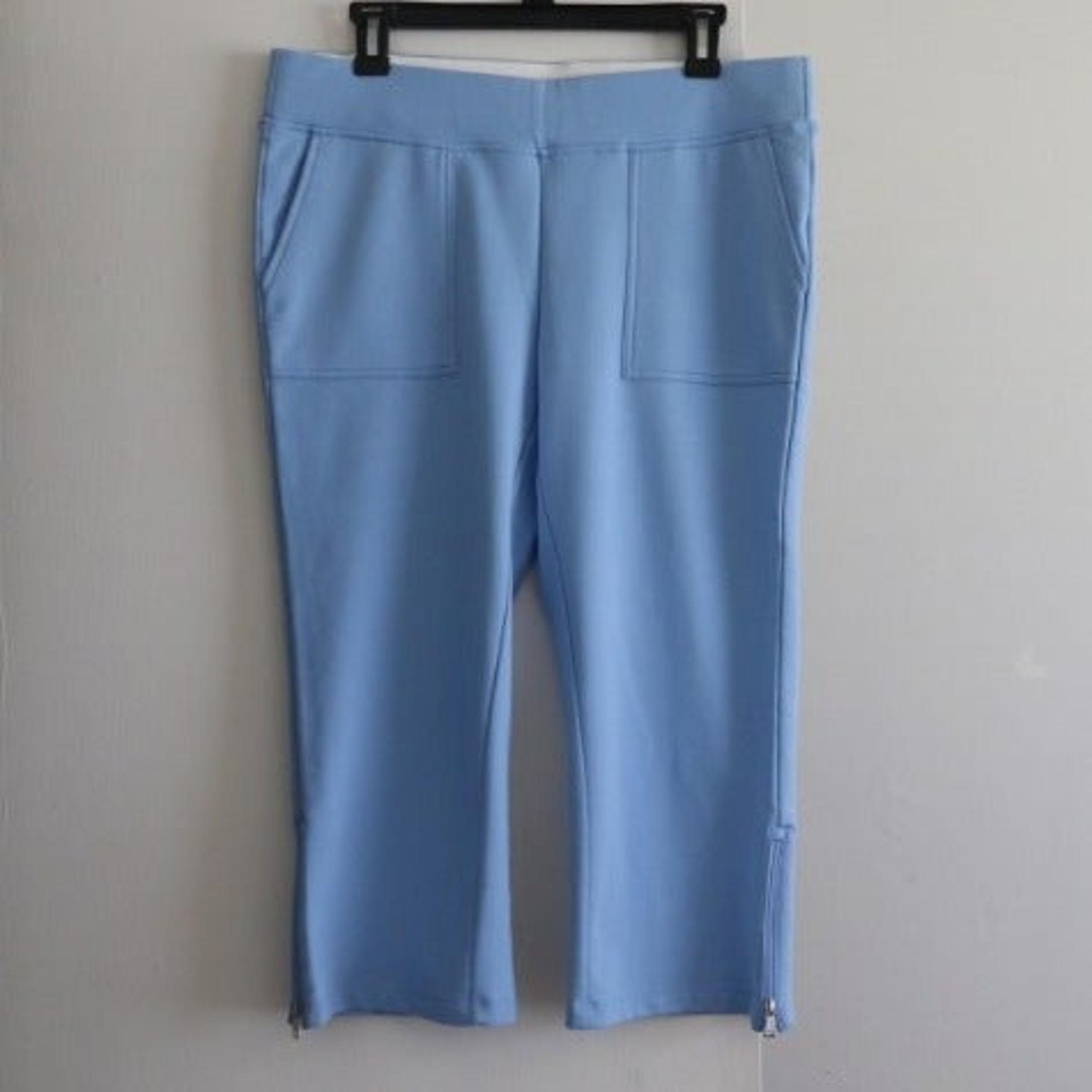Ralph Lauren Active Cropped Cotton Fitness Pants M Women`s Athletic Ankle New