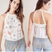 Anthropologie Gatsby Fringe Halter top, 0