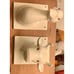 Set Of 2 Vintage Ceramic Bull & Duck/Goose Head Wall Art Hanger Towel