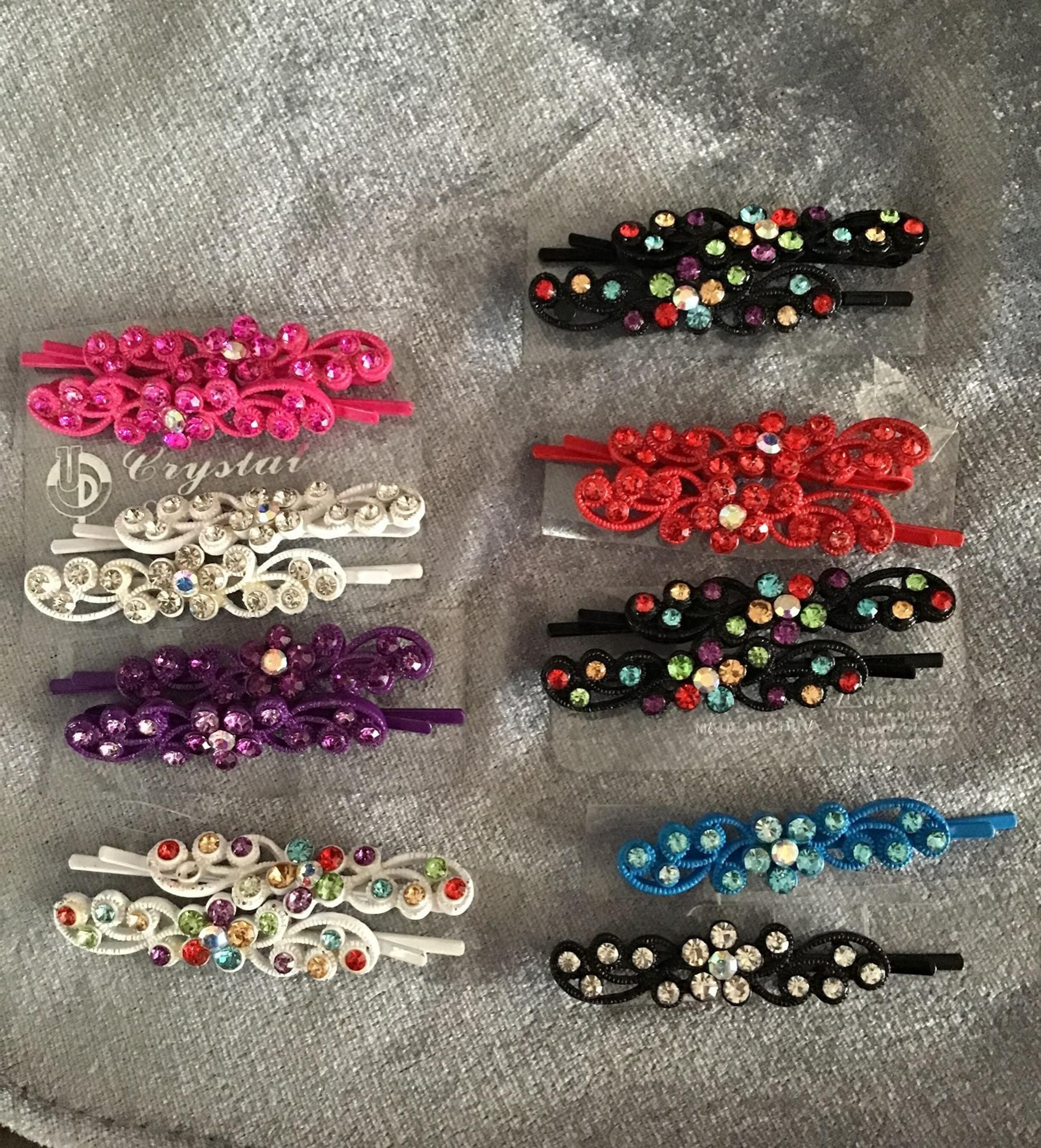 Rhinestone Hair Clips