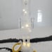 New Christmas Holiday Clear & Frosted Nutcracker (Lights Up)