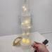New Christmas Holiday Clear & Frosted Nutcracker (Lights Up)