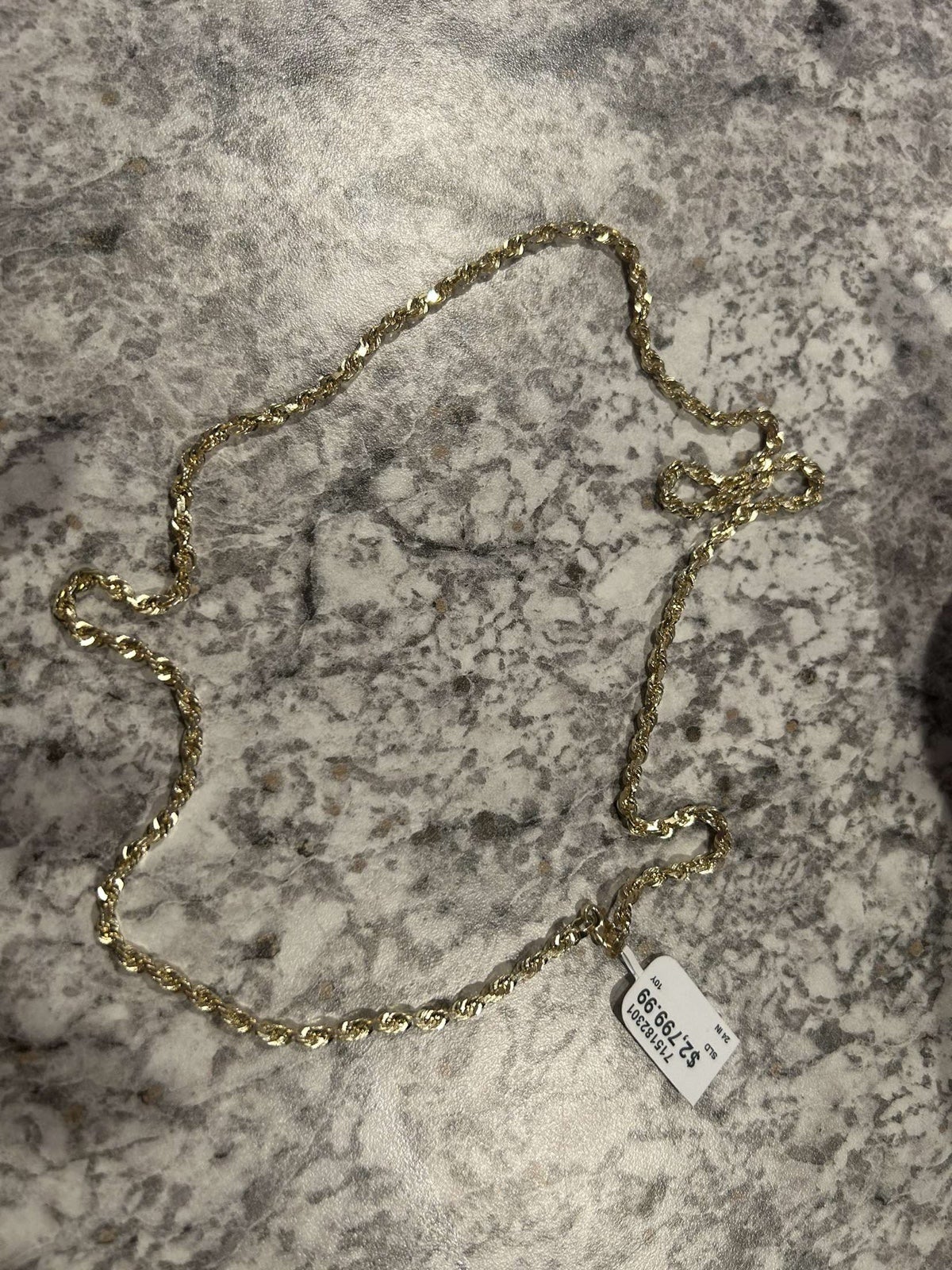 Gold necklace