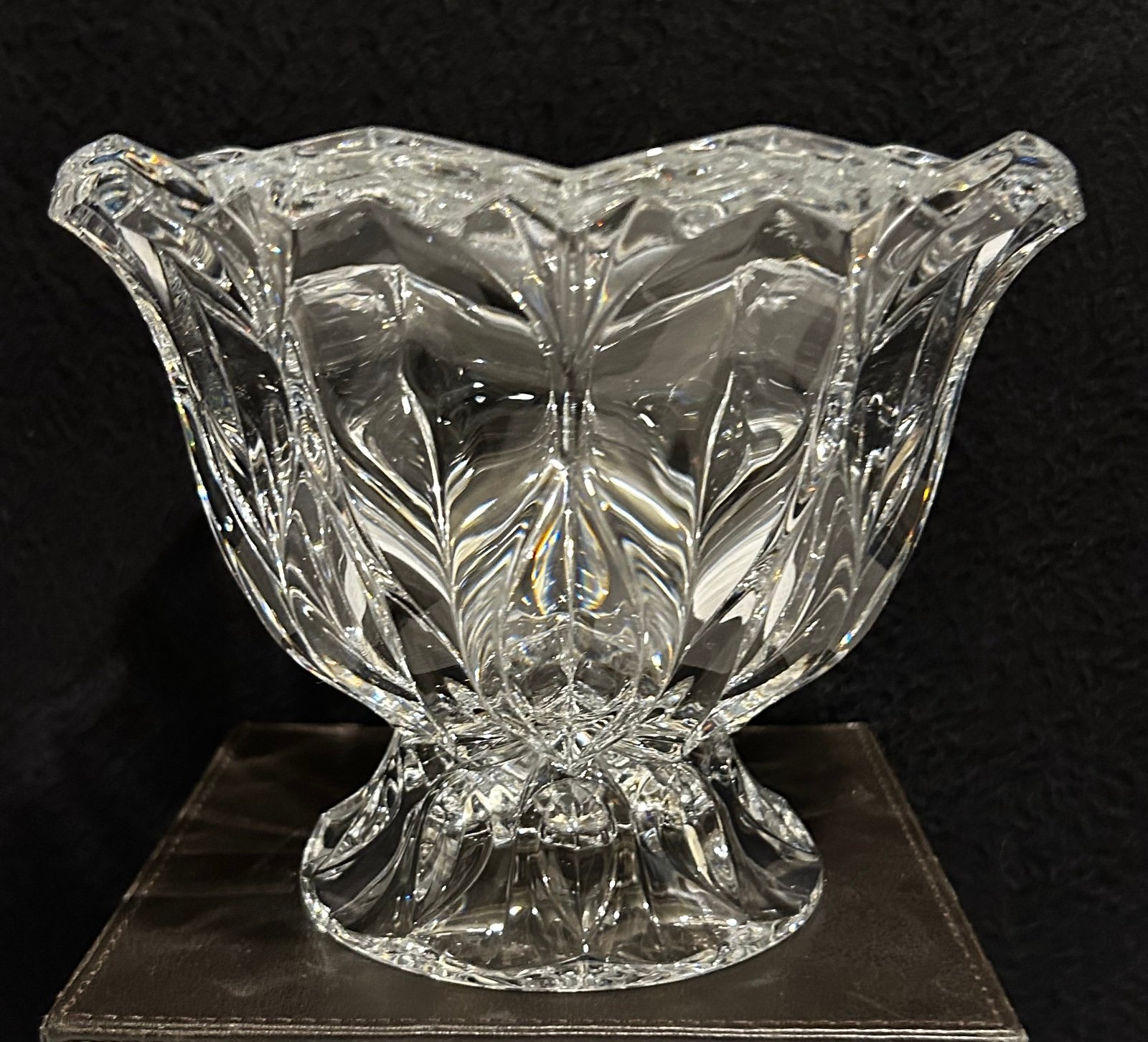 JG Durand Cristal Calliope Bowl Crystal Glass France