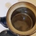 Teapot..Japanese stoneware Vintage Colbalt blue pottery teapot..made to last