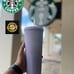 Starbucks ~ Grid Tumbler ~ Matte Lilac ~ 24 Oz Cold Cup ~ Limited Edition