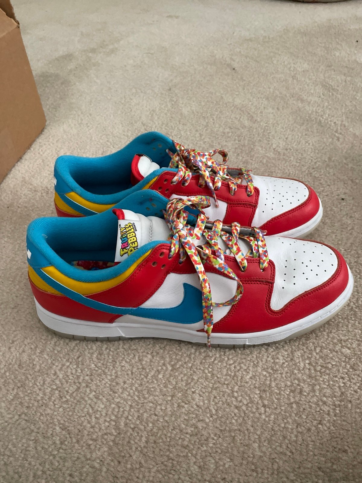 Nike Dunk fruity pebbles size 11.5