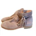 Kate Spade Bellamy Taupe Gray Suede Tassel Slouchy Booties size 8