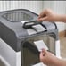 Smell Free Cat Litter Box With Deodorant Bin On the back