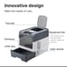 Smell Free Cat Litter Box With Deodorant Bin On the back
