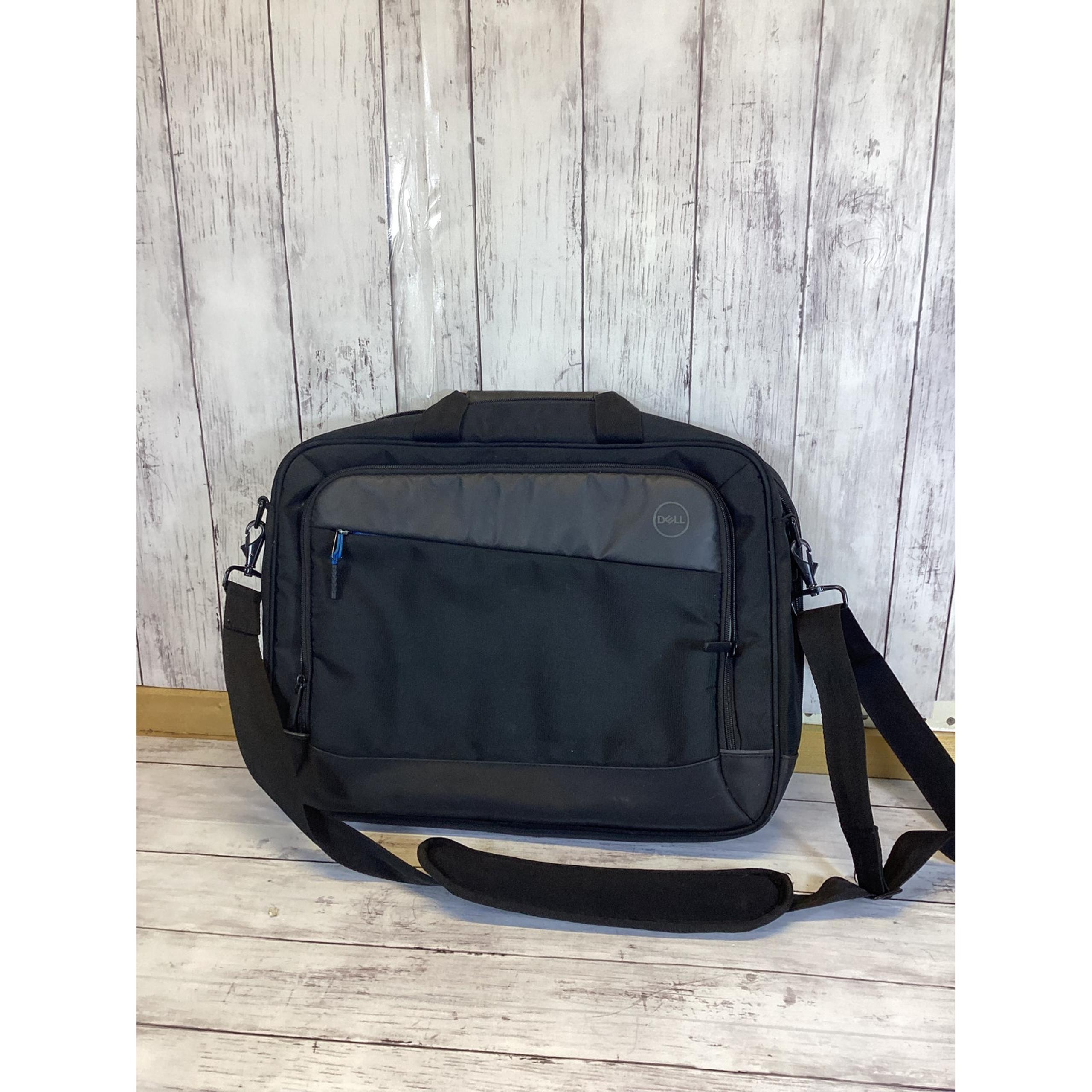 Dell Professional 15 Laptop Bag Briefcase With Multi Compartments Shoulder Strap